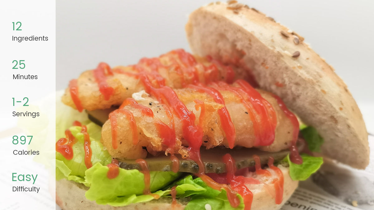 British Style Crispy Fish Burger-KOOC's Recipes – KOOC Official