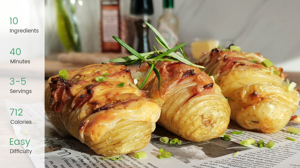 5 Flavors Accordion Potatoes-KOOC's Recipes – KOOC Official