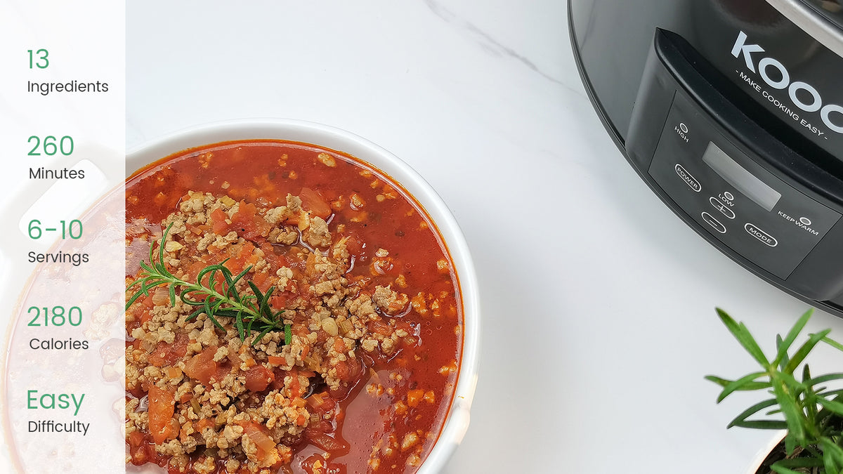 Authentic Italian Meat Sauce - KOOC's Recipes – KOOC Official
