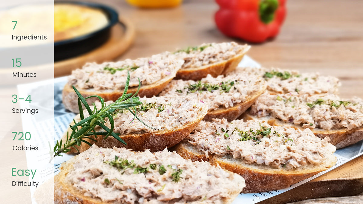 Easy Open-faced Tuna Baguette Sandwich - KOOC's Recipes – KOOC Official