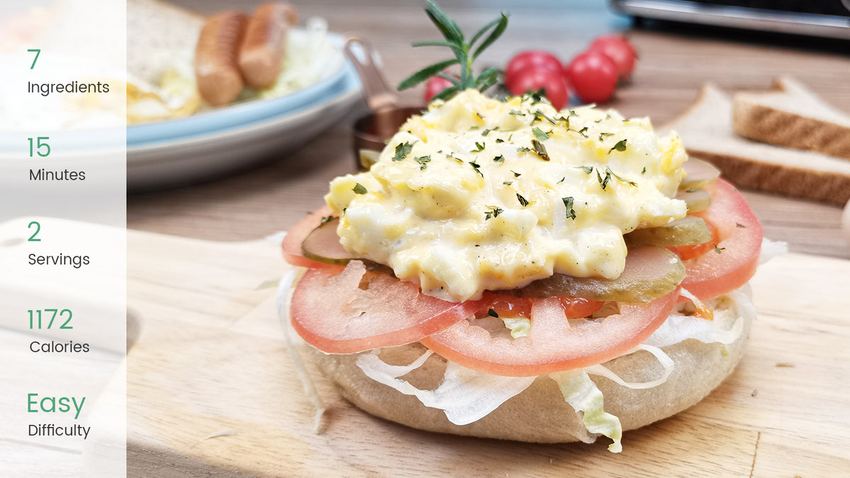 Open-faced Egg Salad Sandwich - KOOC's Recipes – KOOC Official