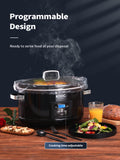 Load image into Gallery viewer, KOOC - Premium Programmable Slow Cooker - 8.5 Quart, with Free Liners