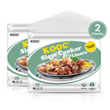 Load image into Gallery viewer, KOOC - Premium Disposable Slow Cooker Liners, M Size Fit 1.5 to 3 Quart, 2 Packs