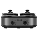 Load image into Gallery viewer, KOOC Dual Pot Slow Cooker