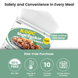 Load image into Gallery viewer, KOOC - Premium Disposable Slow Cooker Liners, M Size Fit 1.5 to 3 Quart