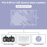 Load image into Gallery viewer, KOOC Slow Cooker Liners, 10 Count Small Size Disposable Slow Cooker Liners Plastic Bags Fit 0.65QT-1.25QT for Slow Cooker, Fresh Locking Seal Design, BPA Free, 8&quot;x 11&quot;, 10 Liners