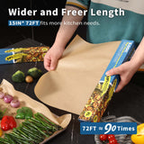 Load image into Gallery viewer, KOOC Premium 72-Feet Parchment Paper Roll-90 Square Feet Coverage