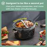 Load image into Gallery viewer, KOOC - Premium Disposable Slow Cooker Liners, M Size Fit 1.5 to 3 Quart