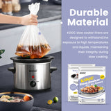 Load image into Gallery viewer, KOOC Slow Cooker Liners, 10 Count Small Size Disposable Slow Cooker Liners Plastic Bags Fit 0.65QT-1.25QT for Slow Cooker, Fresh Locking Seal Design, BPA Free, 8&quot;x 11&quot;, 10 Liners