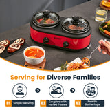 Load image into Gallery viewer, KOOC Dual Pot Slow Cooker