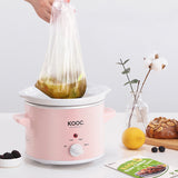 Load image into Gallery viewer, KOOC - Small Slow Cooker - 2 Quart, Pink, with Free Liners