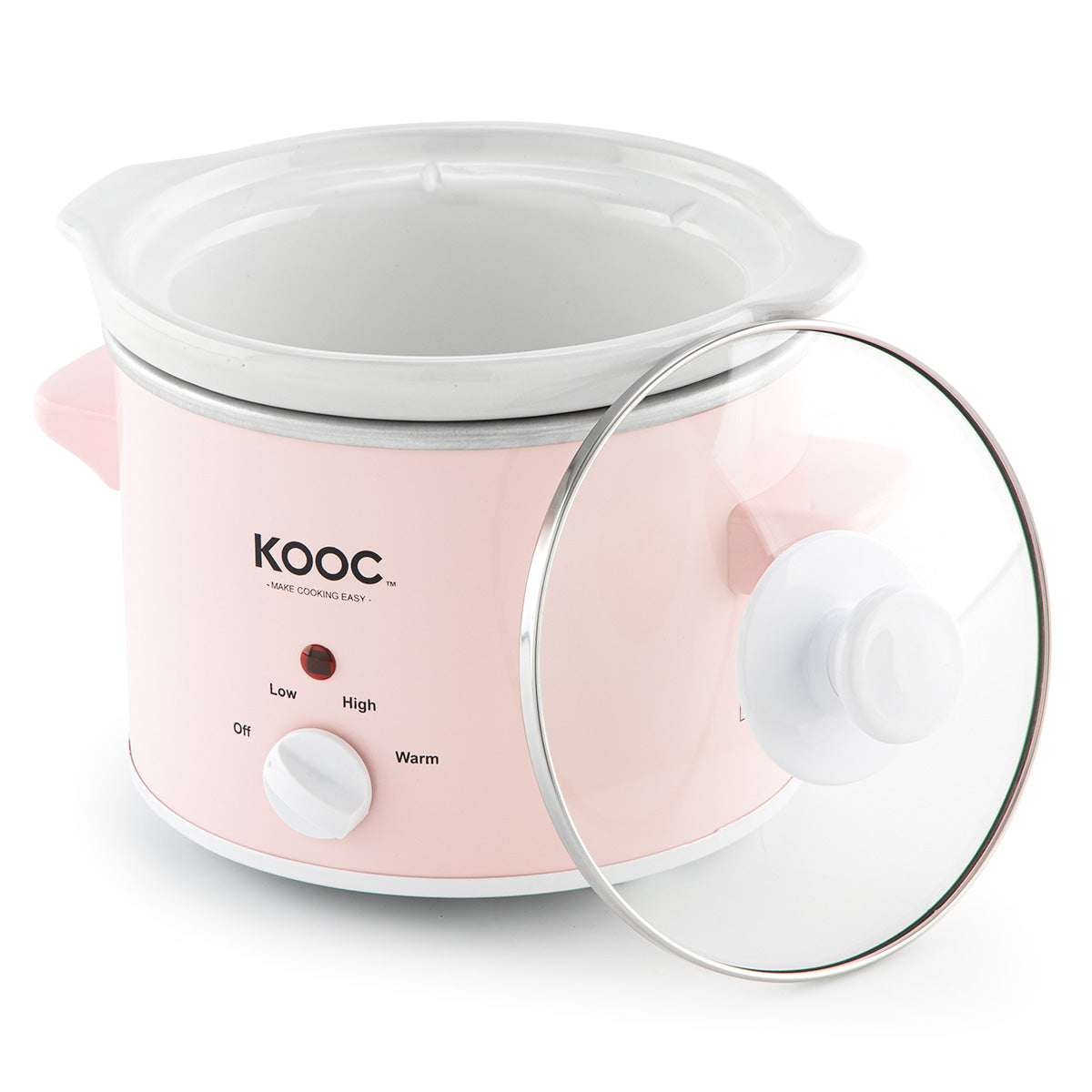 KOOC - Small Slow Cooker - 2 Quart, Black, with Free Liners – KOOC Official