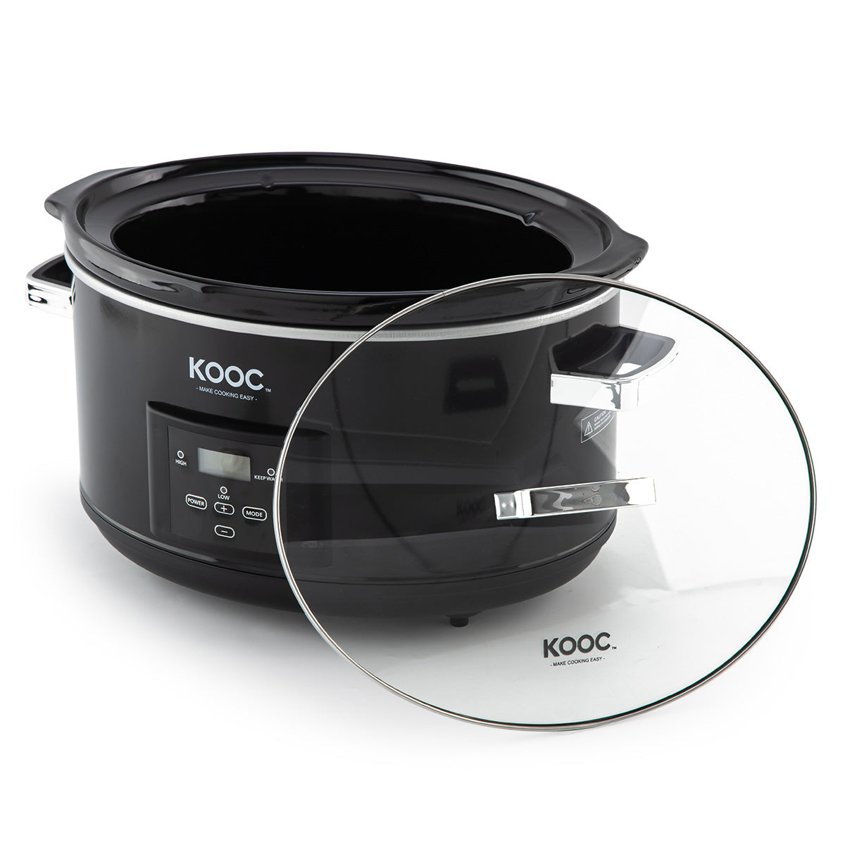 KOOC - Small Slow Cooker - 2 Quart, Pink, with Free Liners – KOOC Official