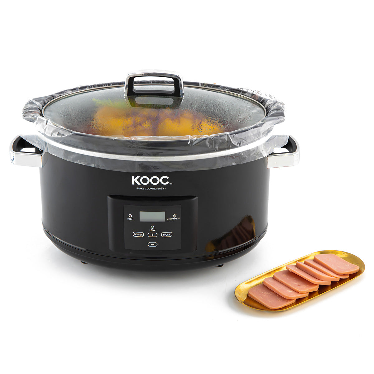 KOOC 10-in-1 Electric Dutch Oven, 6-Quart Blue, Slow Cook, Braise, Mea –  KOOC Official
