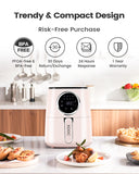 Load image into Gallery viewer, KOOC - Premium Pink Air Fryer, 4.5 Quart