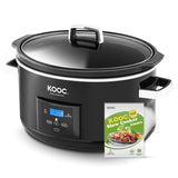 Load image into Gallery viewer, KOOC - Premium Programmable Slow Cooker - 8.5 Quart, with Free Liners