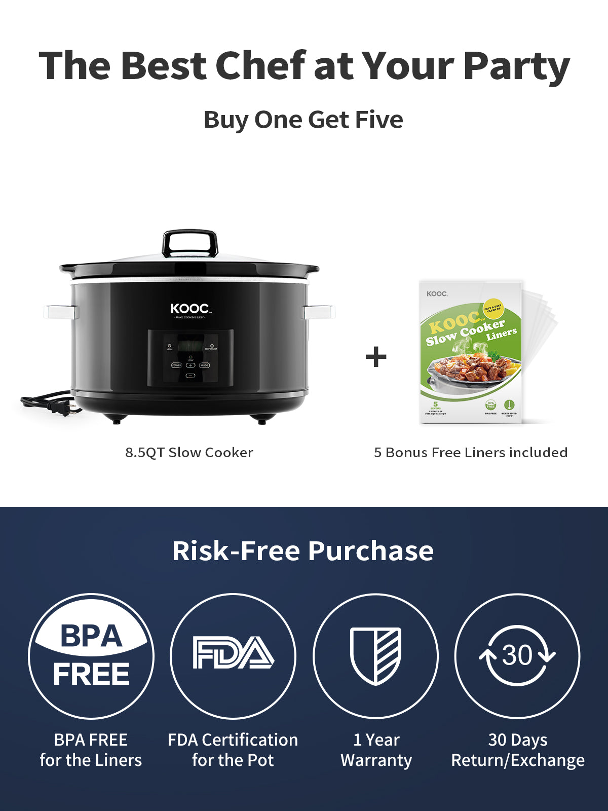 8.5 Qt. Programmable Stainless Steel Slow Cooker